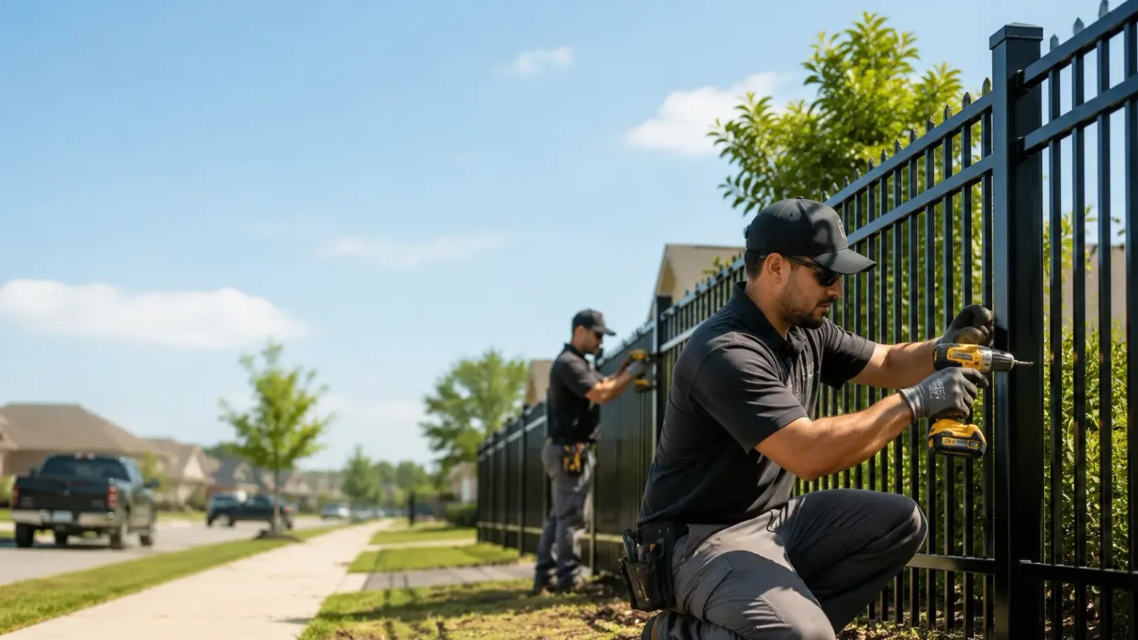 Metal Fence Installation in Sharpsburg, GA